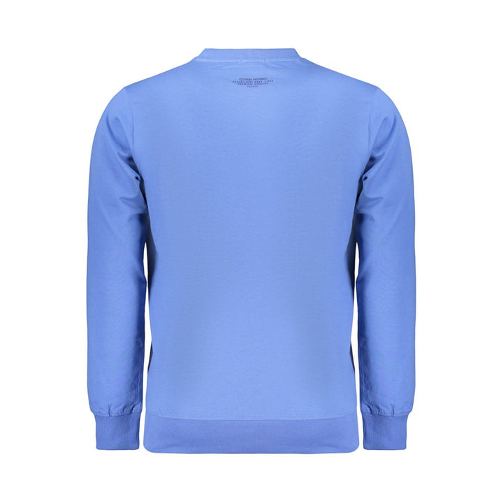 Coveri Moving Blue Cotton Men's Sweatshirt
