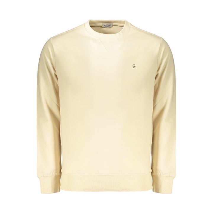 Coveri Moving Beige Cotton Men's Sweatshirt