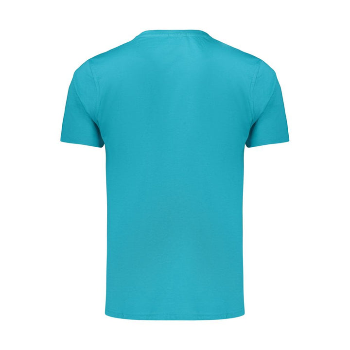 Coveri Moving Azzurro Cotton Men's T-Shirt