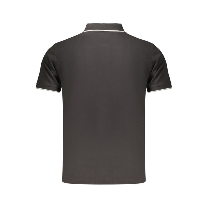 Coveri Moving Black Cotton Men's Polo