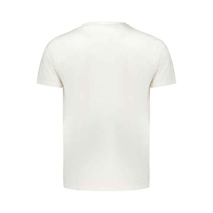 Coveri Moving Bianco Cotton Men's T-Shirt