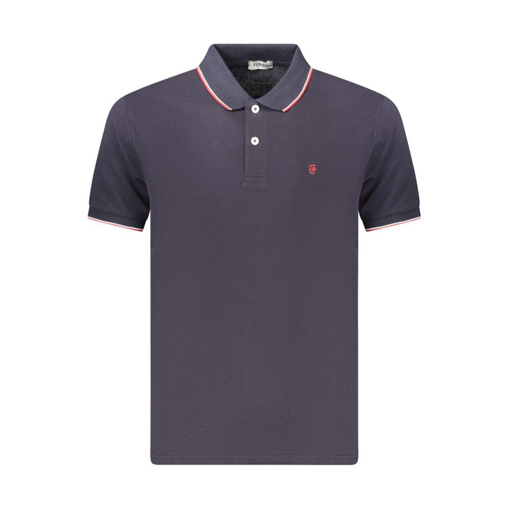 Coveri Moving Blue Cotton Men's Polo