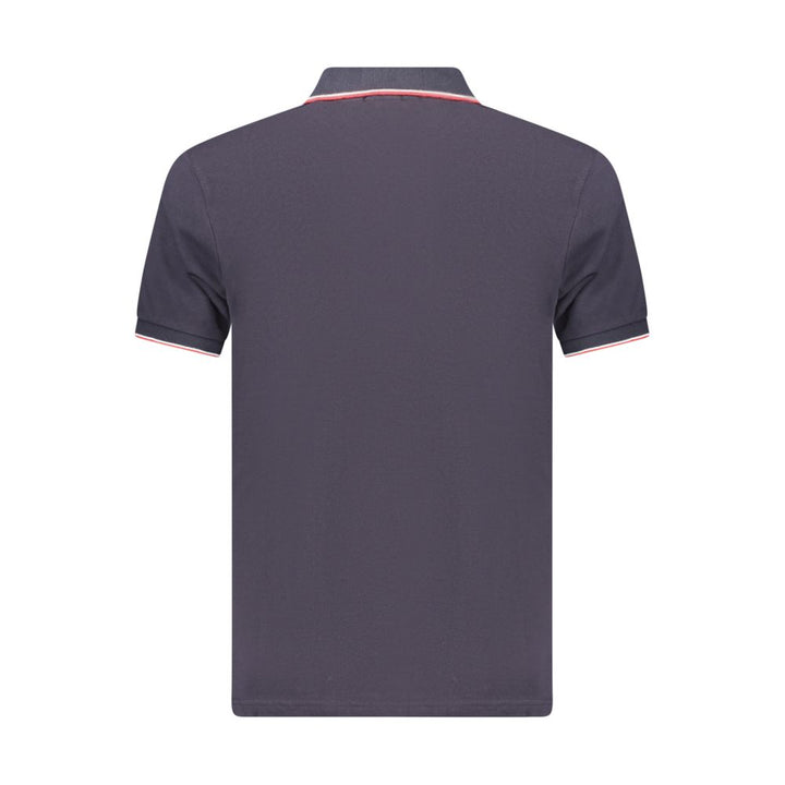 Coveri Moving Blue Cotton Men's Polo