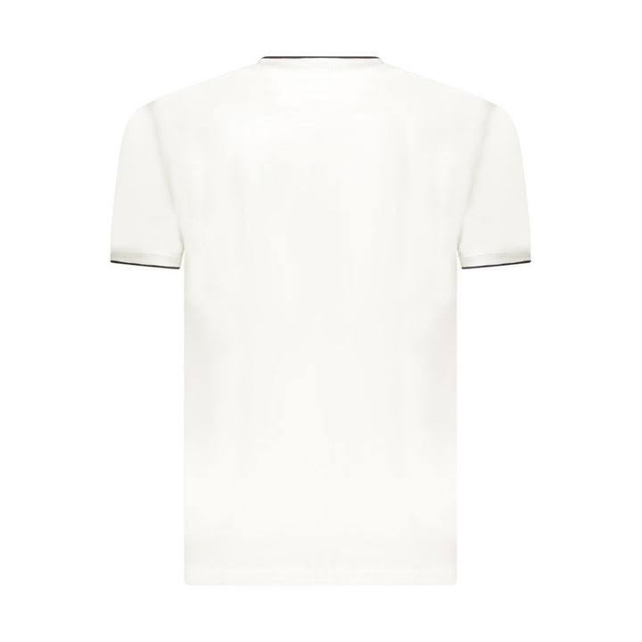 Coveri Moving White Cotton Men's T-Shirt