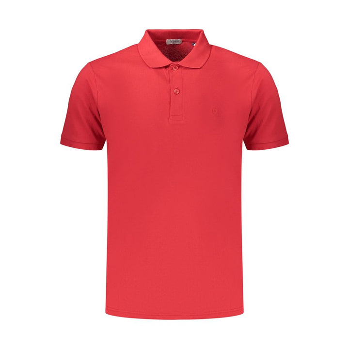 Coveri Moving Red Cotton Men's Polo