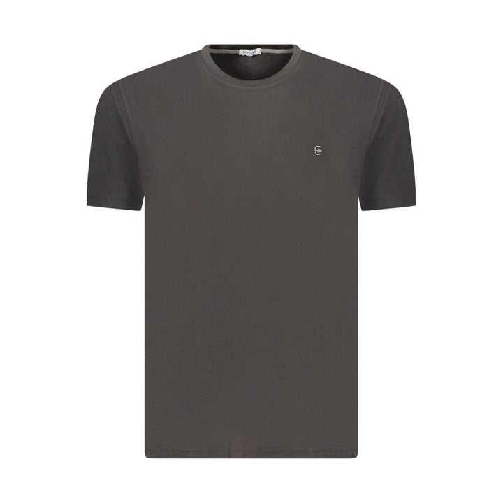 Coveri Moving Black Cotton Men's T-Shirt