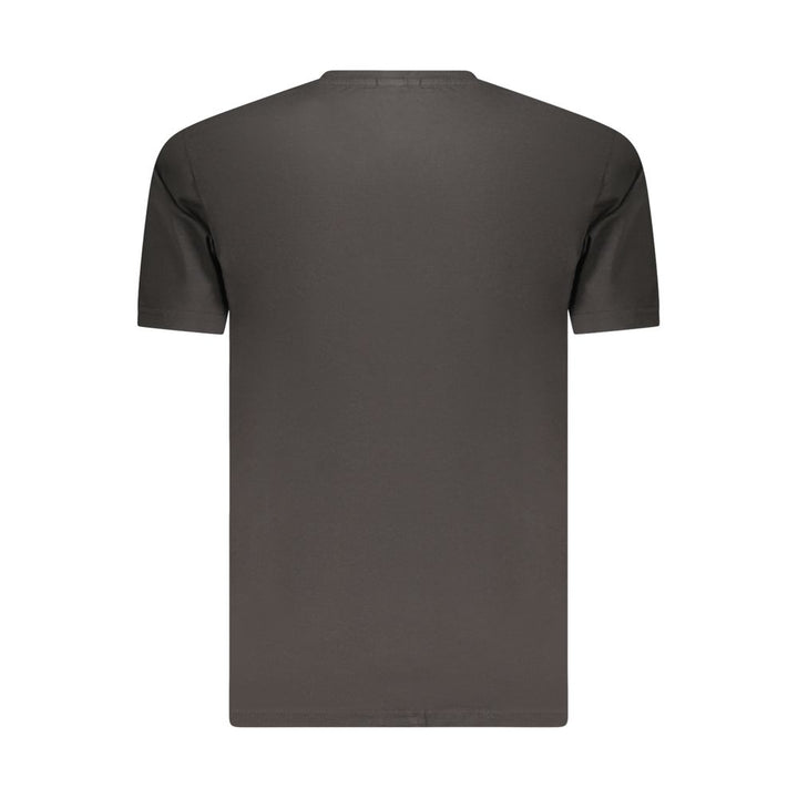 Coveri Moving Black Cotton Men's T-Shirt