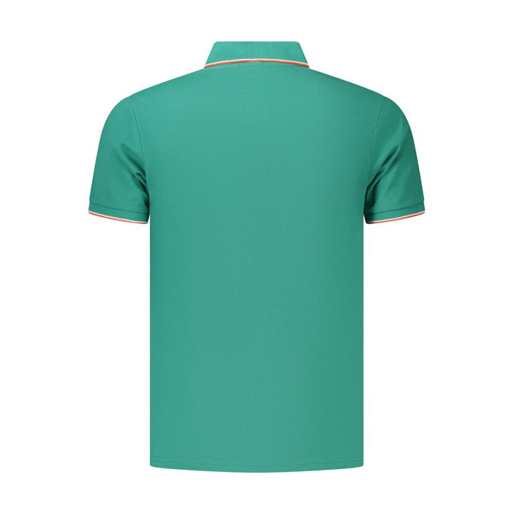 Coveri Moving Green Cotton Men's Polo Shirt
