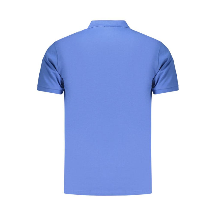 Coveri Moving Blue Cotton Men's Polo Shirt
