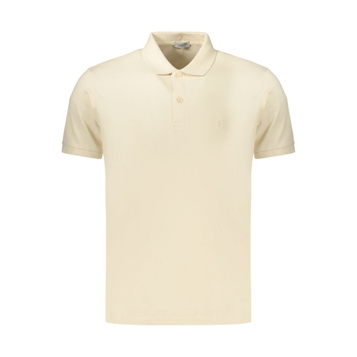 Coveri Moving Beige Cotton Men Polo