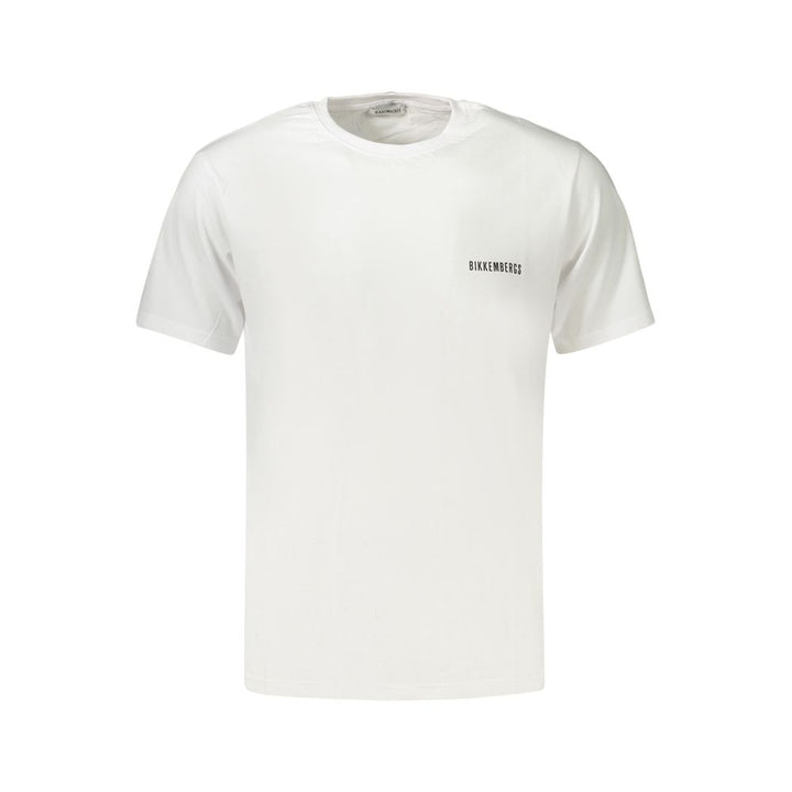 Bikkembergs White Cotton Men's T-Shirt