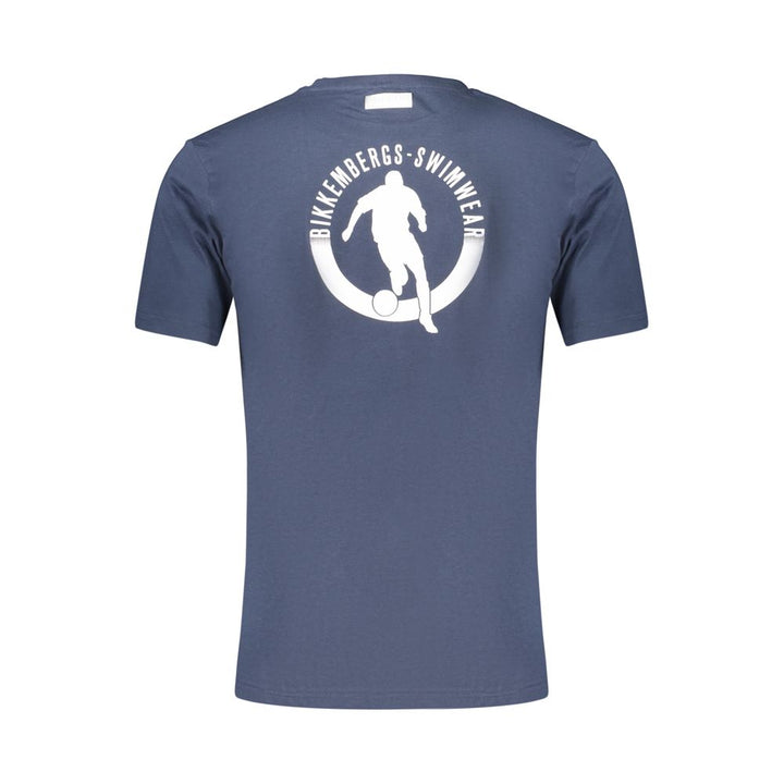 Bikkembergs Blue Cotton Men's T-Shirt
