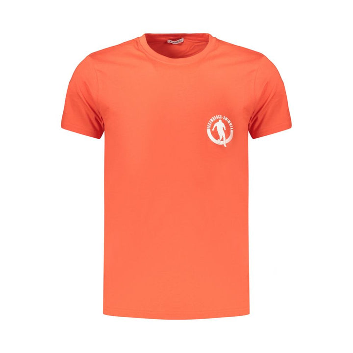 Bikkembergs Orange Cotton Men's T-Shirt