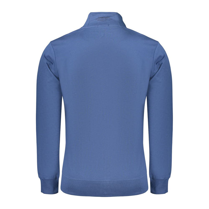 Coveri Moving Blue Cotton Men's Sweatshirt
