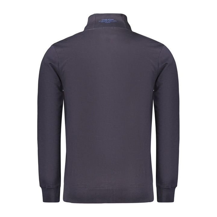 Coveri Moving Blue Cotton Men's Sweatshirt