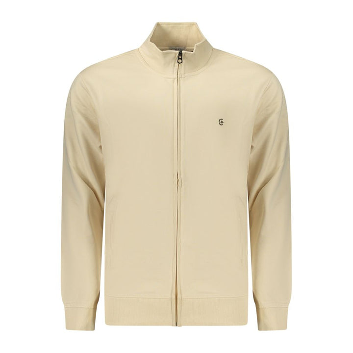 Coveri Moving Beige Cotton Men's Sweatshirt