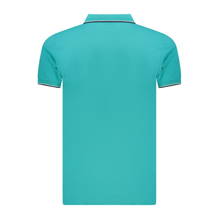 Norway 1963 Azzurro Cotton Mens Polo