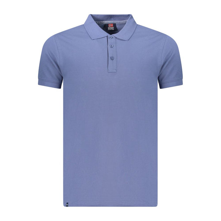 Norway 1963 Blue Cotton Men's Polo Shirt