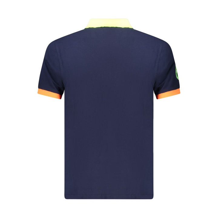 Norway 1963 Blue Cotton Men's Polo Shirt