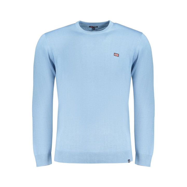 Norway 1963 Blue Cotton Men's Sweater