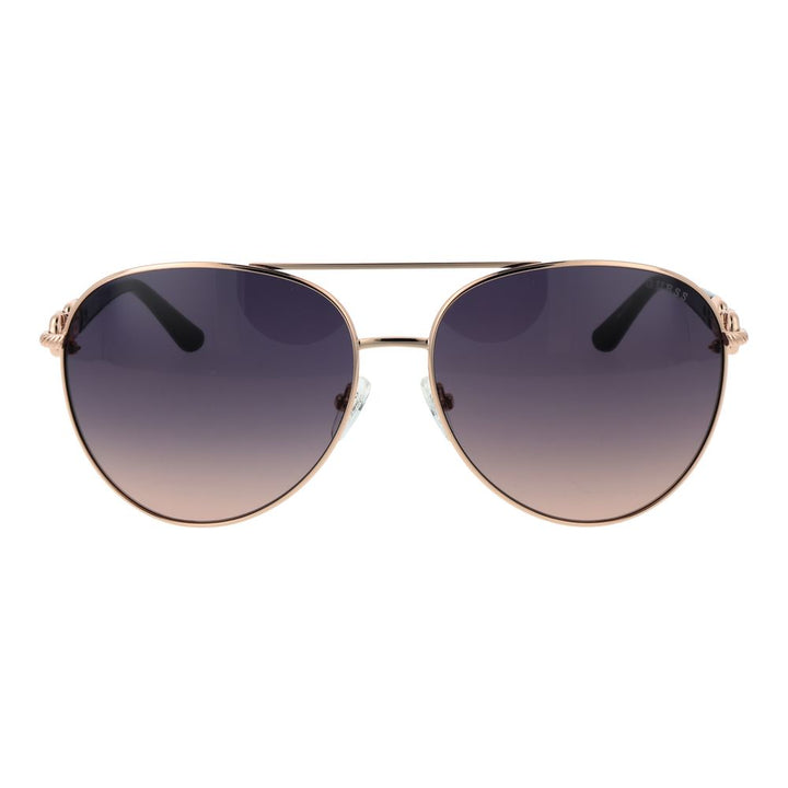 Guess Rose Gold Metal Sunglasses