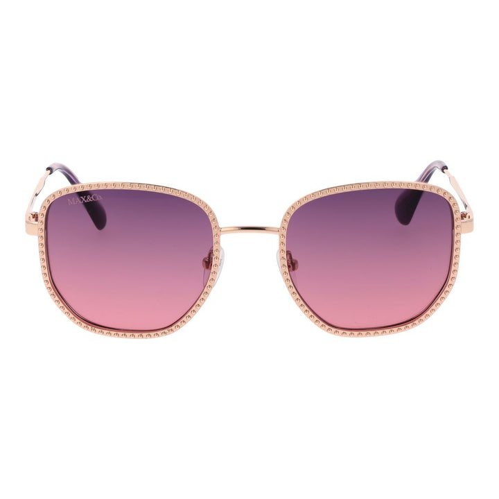 Max & Co Rose Gold Metal Sunglasses