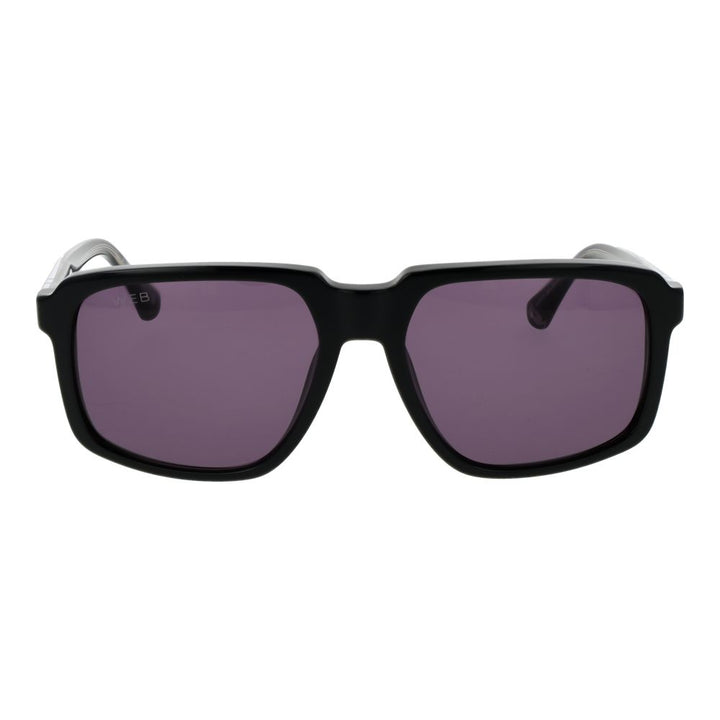 Web Black Acetate Sunglasses