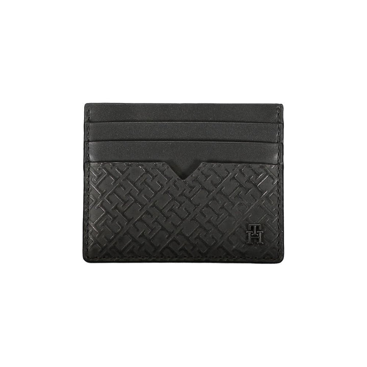 Tommy Hilfiger Black Leather Men's Wallet
