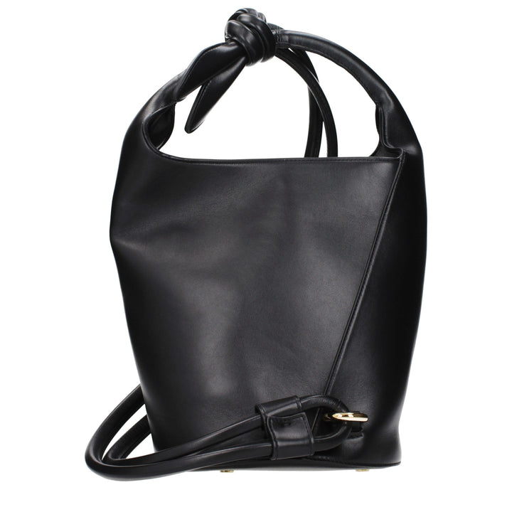 Jacquemus Black Leather Crossbody Bag