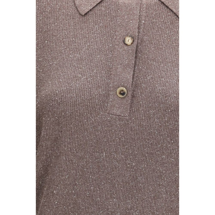 Calvin Klein Brown Silk Sweatshirt