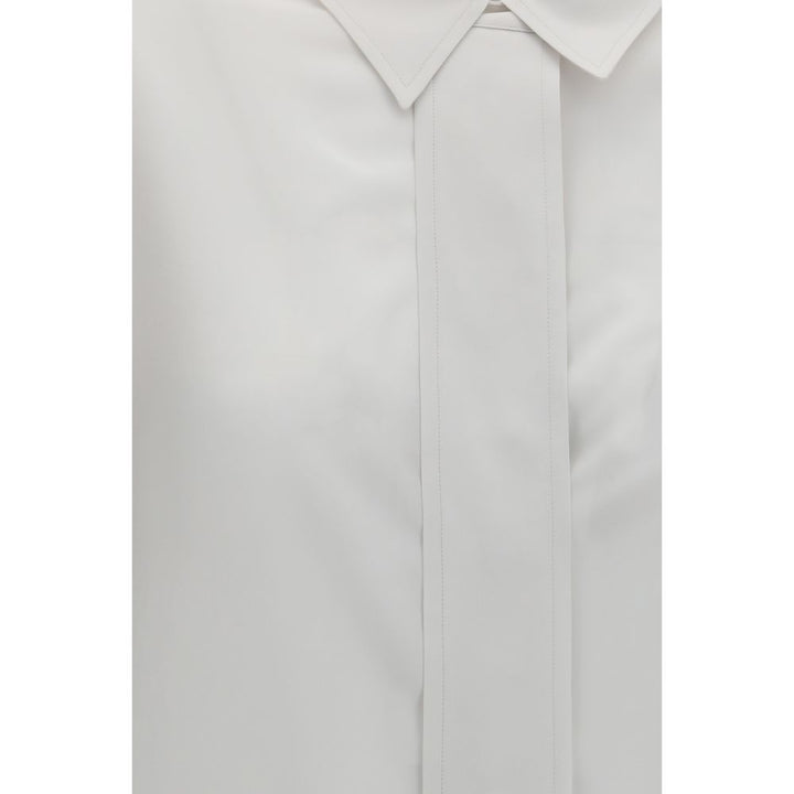 Calvin Klein White Silk Dress Shirt