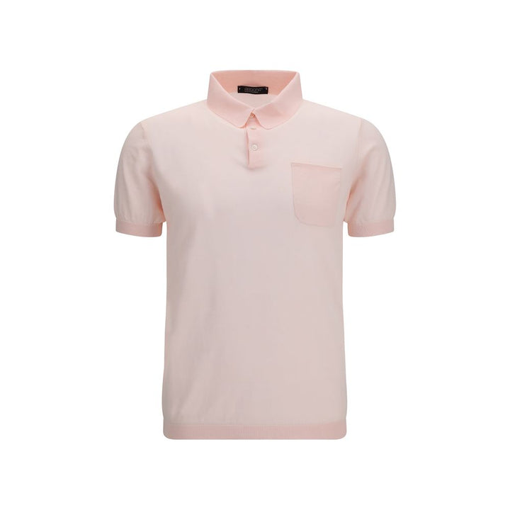 Aragona Cashmere Multicolor Cotton Polo Shirt