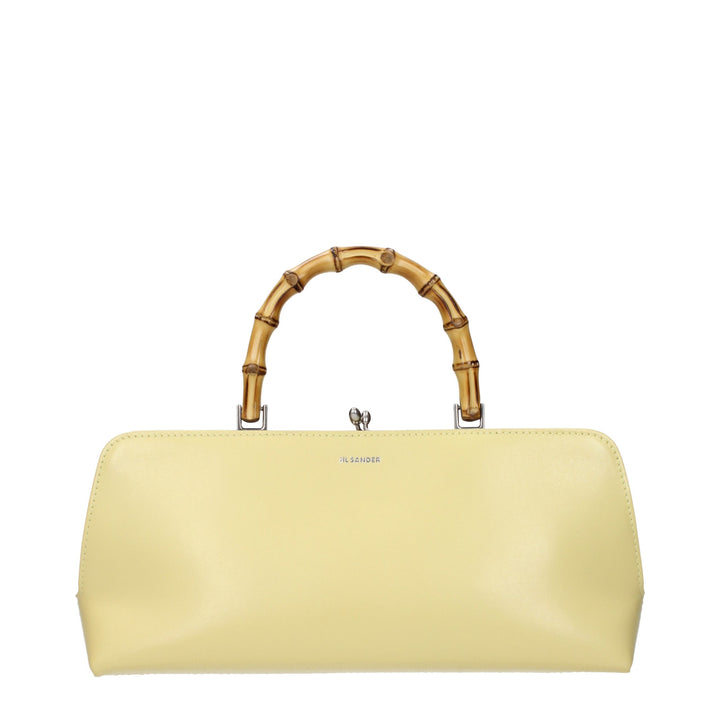Jil Sander Yellow Leather Handbag