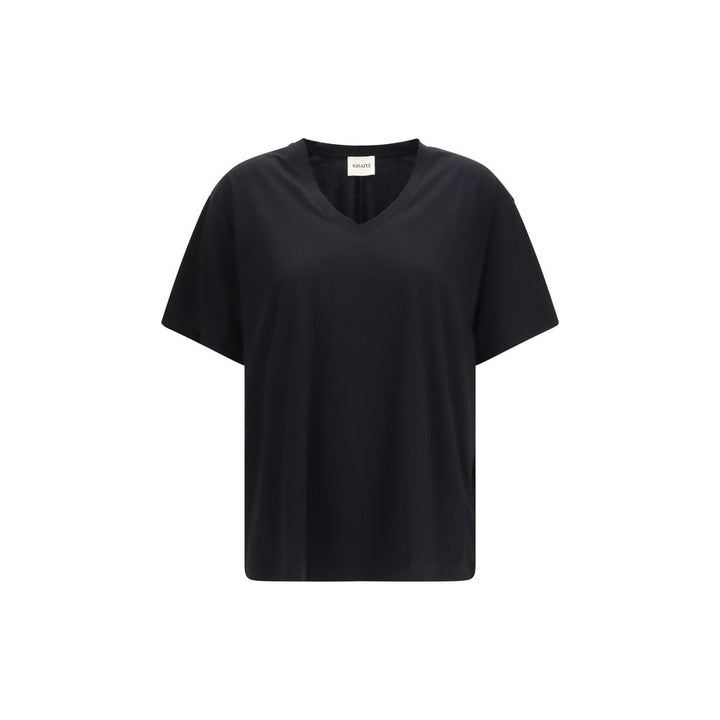 Khaite Black Cotton T-Shirt