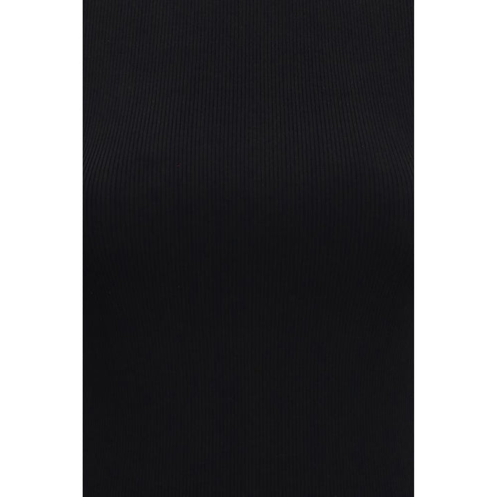 Khaite Black Viscose T-Shirt