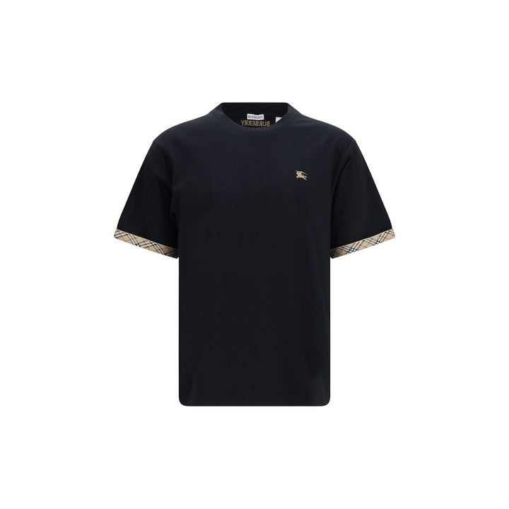 Burberry Black Cotton T-Shirt