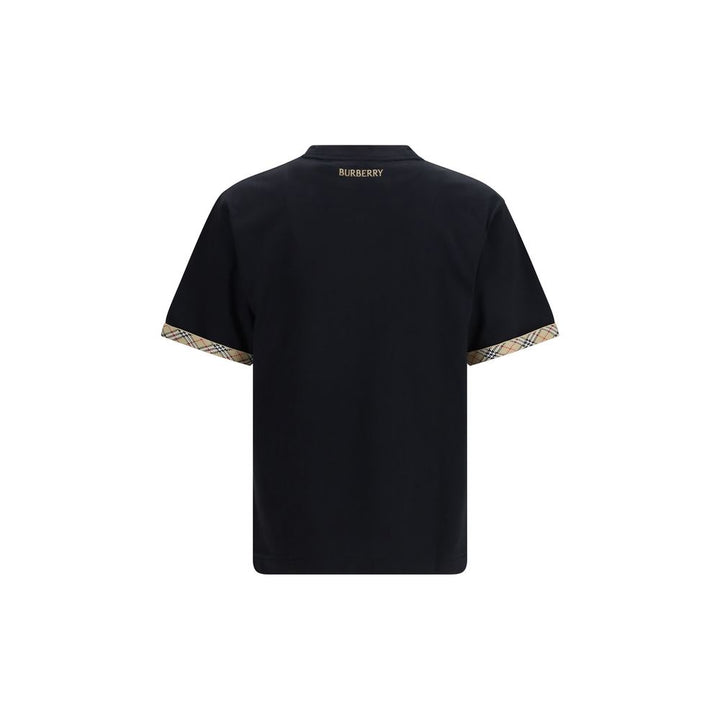 Burberry Black Cotton T-Shirt