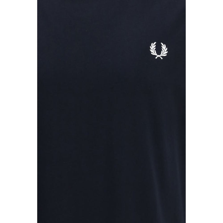 Fred Perry Blue Cotton T-Shirt