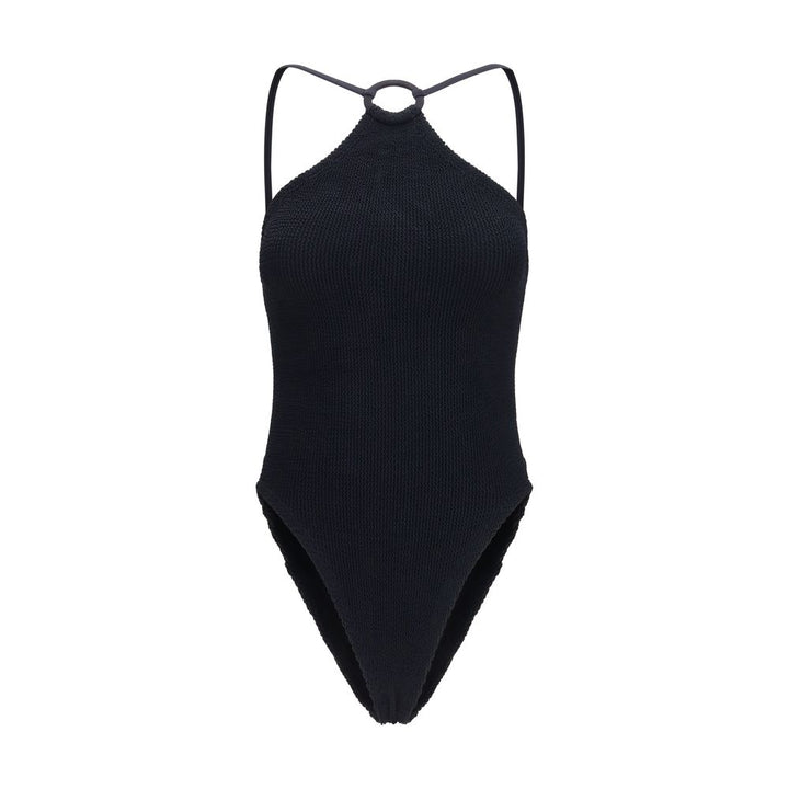 Hunza G Black Polyamide One-Piece Swimsuit