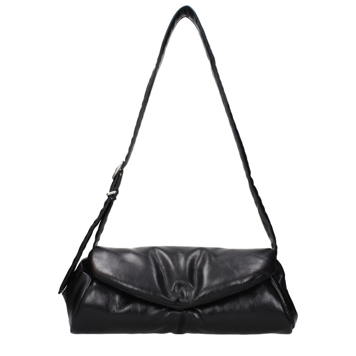 Jil Sander Black Leather Crossbody Bag