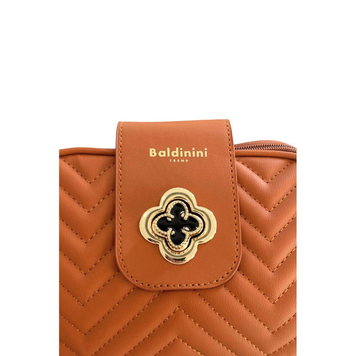 Baldinini Trend Brown PU Women Crossbody Bag