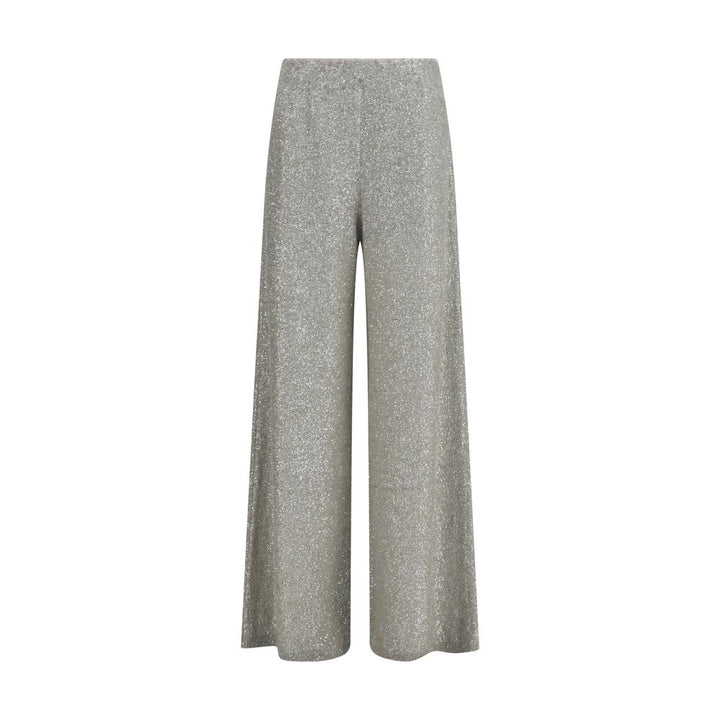 Brunello Cucinelli Silver Polyamide Casual Pants