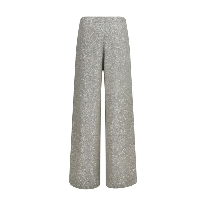 Brunello Cucinelli Silver Polyamide Casual Pants