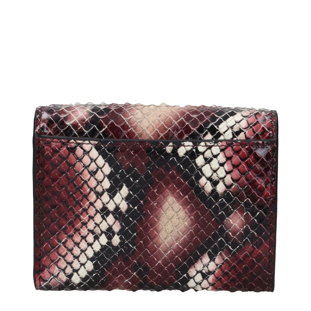 Roberto Cavalli Purple Leather Wallet