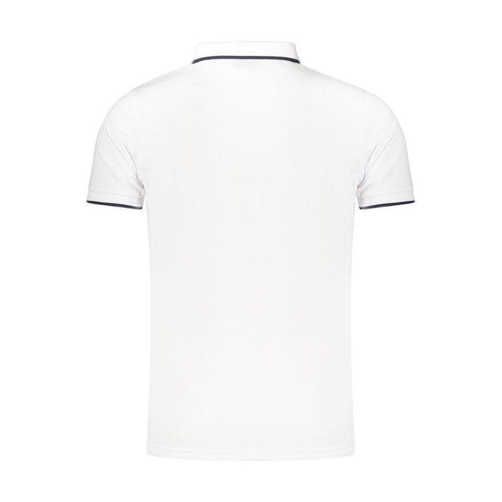 Lotto White Polyester Men's Polo Shirt