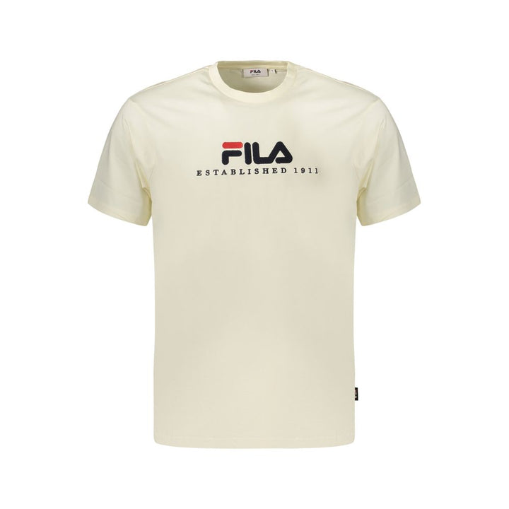 Fila Beige Cotton Men's T-Shirt