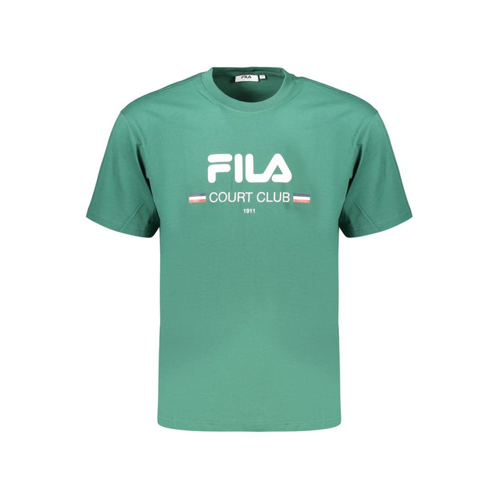 Fila Green Cotton Men's T-Shirt