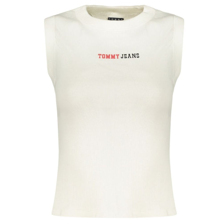 Tommy Hilfiger White Cotton Women's Tank