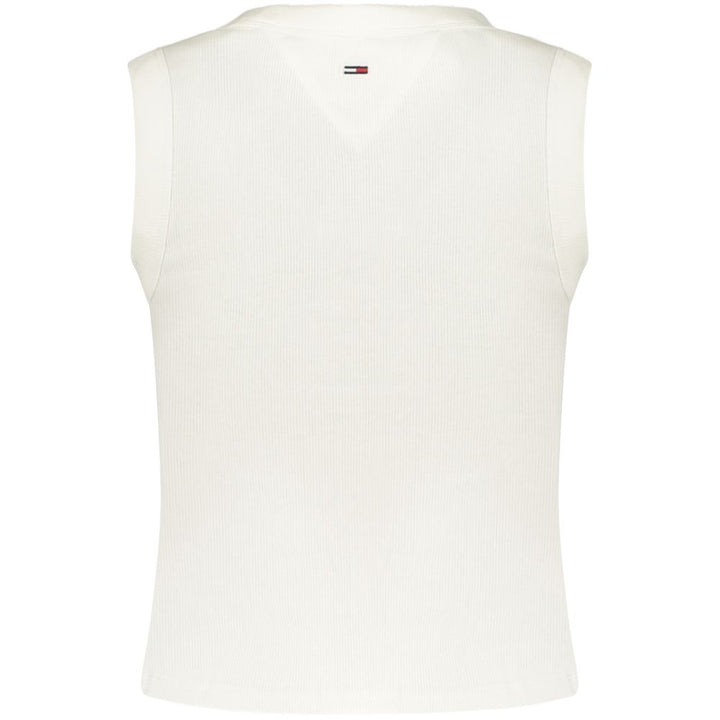 Tommy Hilfiger White Cotton Women's Tank