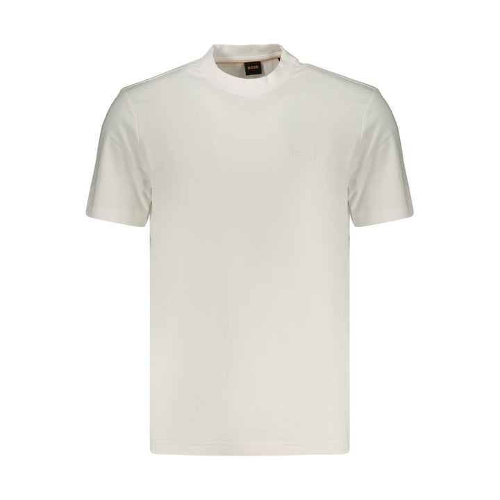 Hugo Boss White Cotton Men's T-Shirt